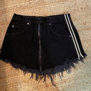 lf carmar jean skirt
